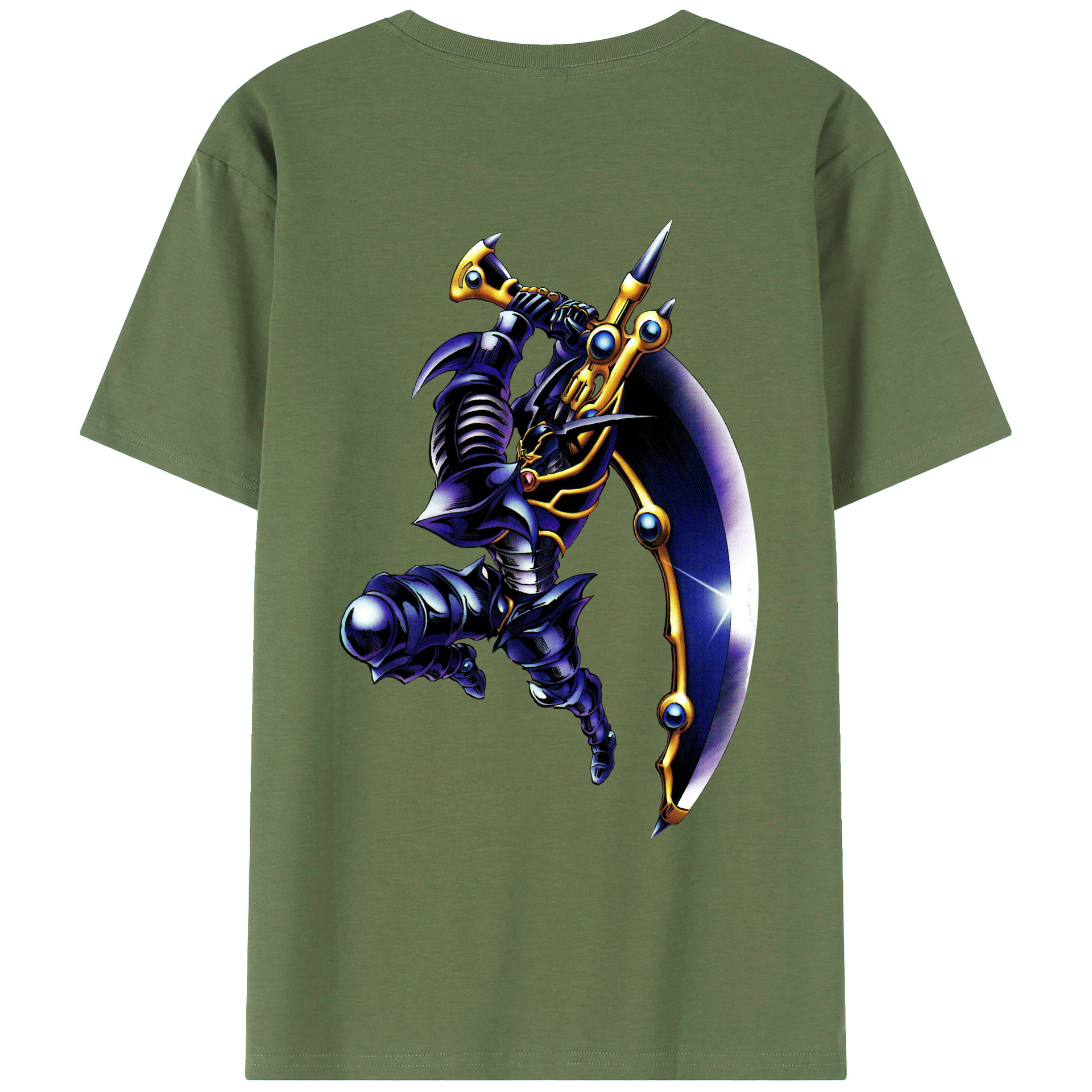 （画像用） 遊☆戯☆王 Yu-Gi-Oh! 綿100％ メンズ半袖Tシャツ（バックプリント） 通気性